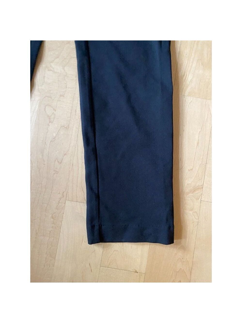 Nordstrom rack BNWOT Black "essential ponte" pants NEW flat front - Picture 3 of 8